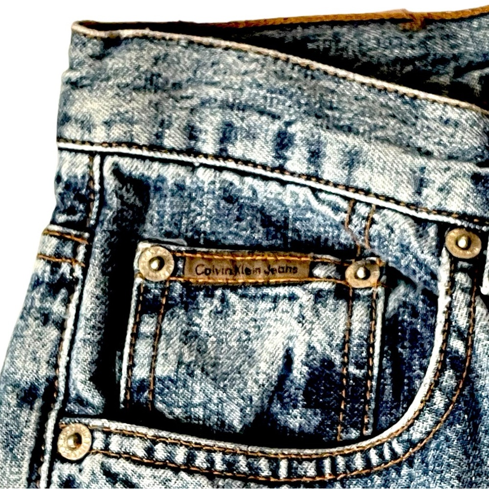 Vintage Calvin Klein Jeans Rare 90s Blue Jeans - Picture 3 of 12
